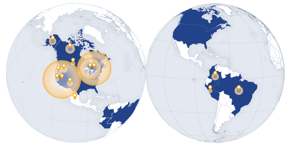 Globe hemispheres image
